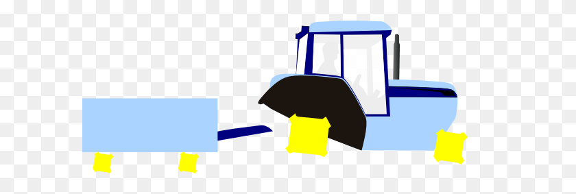 600x223 Tractor Png, Clipart For Web - Tractor Clipart