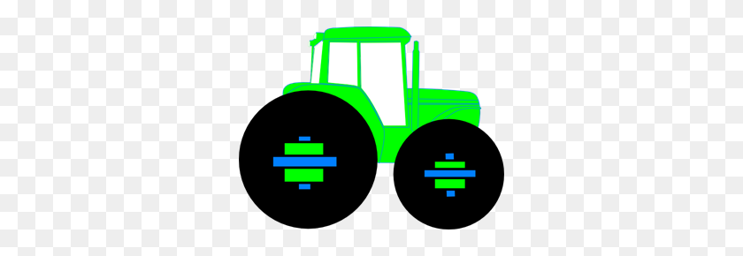300x230 Tractor Png, Clip Art For Web - Tractor With Trailer Clipart