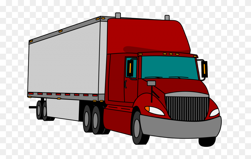 2400x1457 Tractor Trailer Icons Png - Trailer PNG