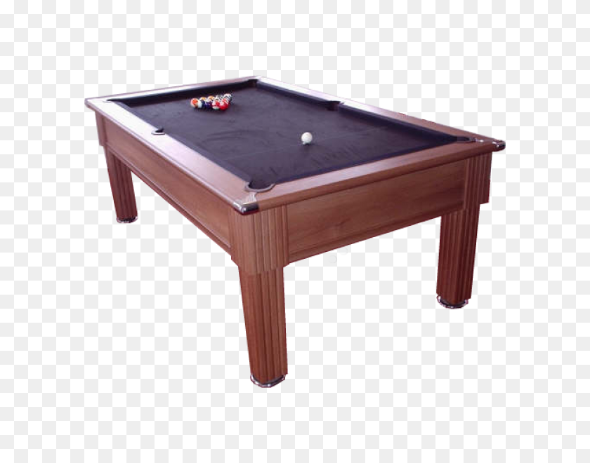 600x600 Traditional Pool Table Walnut With Free Uk Delivery Iq - Pool Table PNG