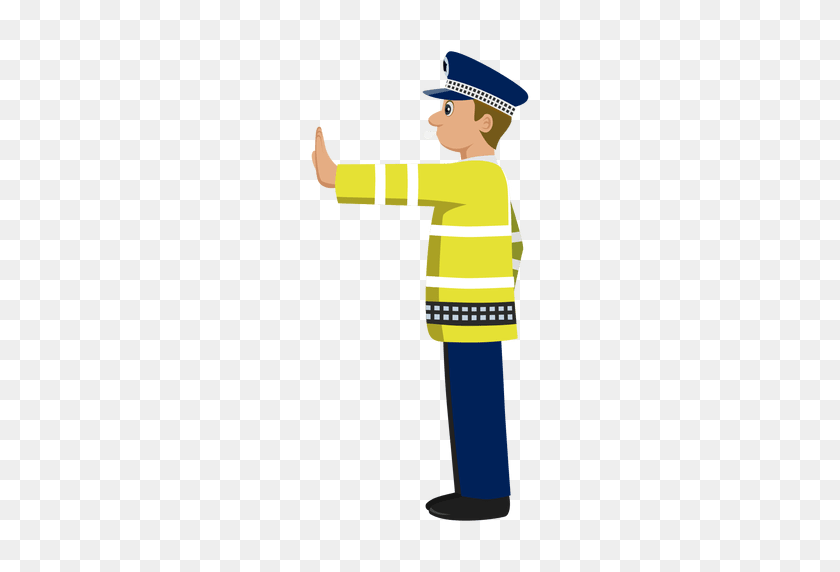 512x512 Traffic Clipart Traffic Policeman - Police Man Clipart
