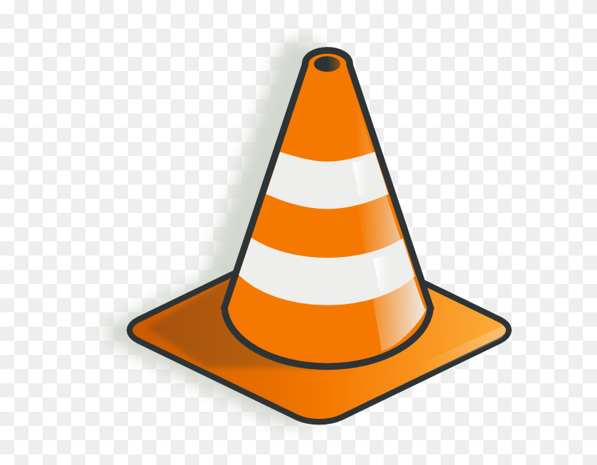 600x595 Traffic Cone Png, Clip Art For Web - Traffic Clipart