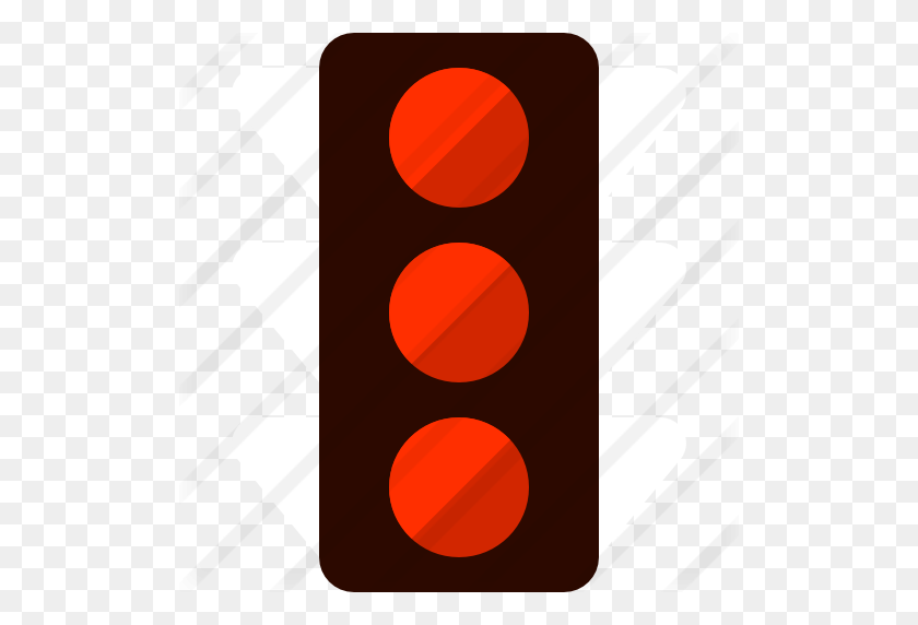 512x512 Traffic Light - Red Light PNG
