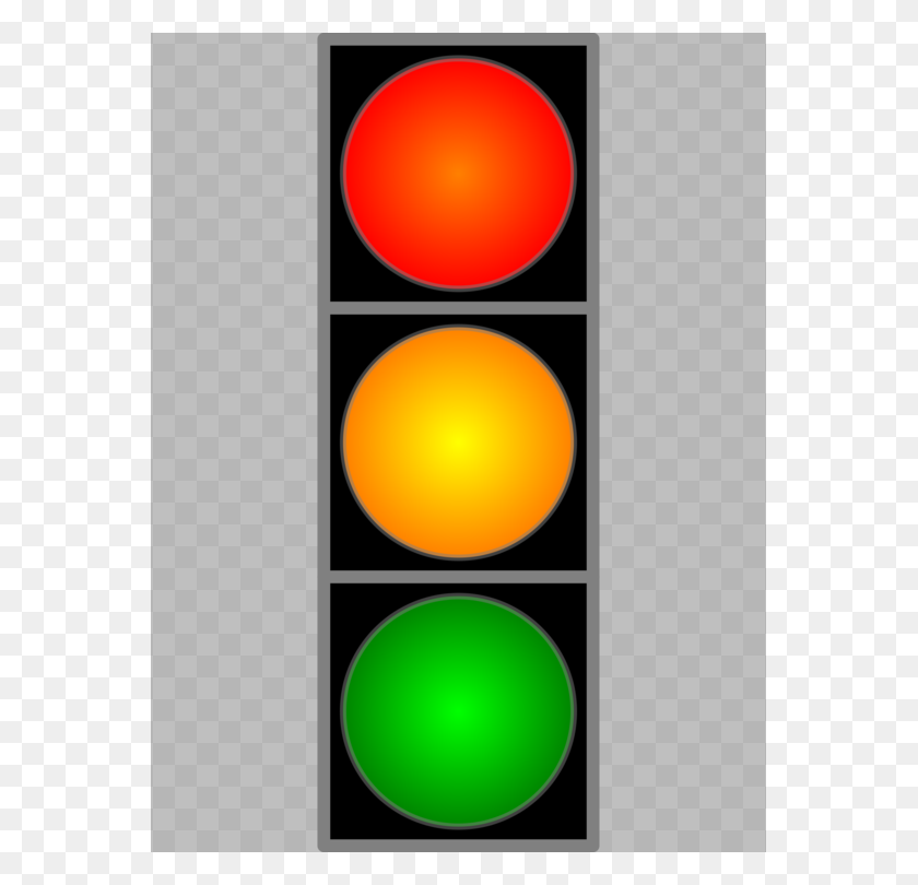 563x750 Traffic Light Animation - Red Light Clipart