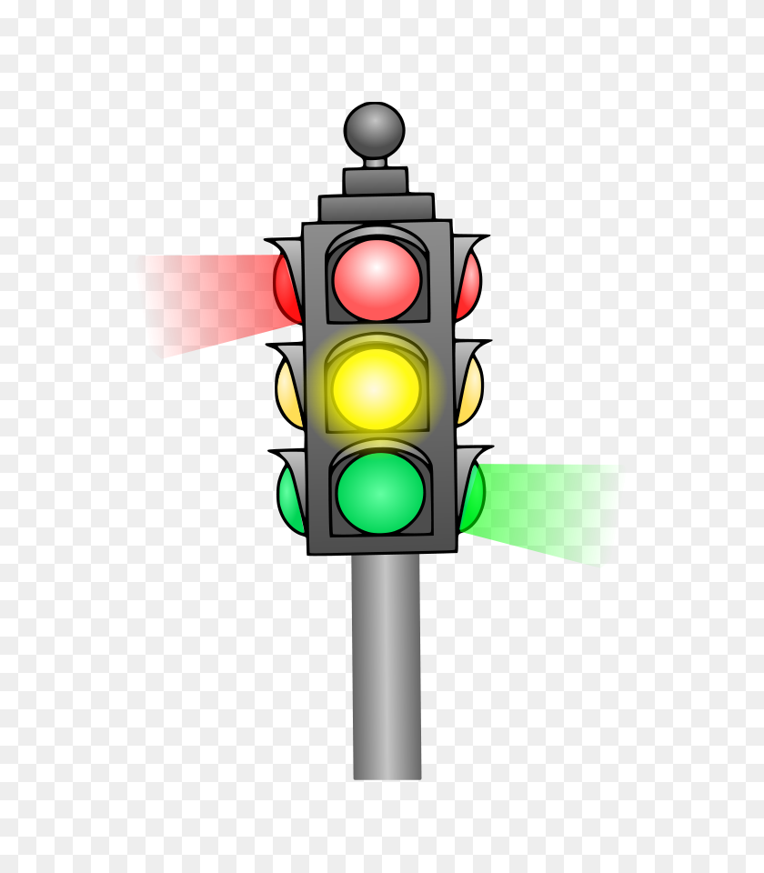 636x900 Traffic Light Clipart Rag - Rag Clipart