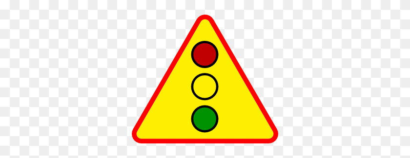 300x265 Traffic Light Sign Clip Art - Traffic Signal Clipart