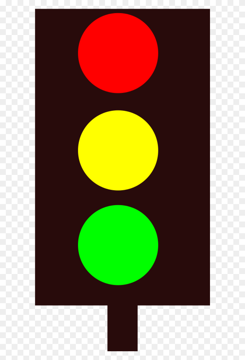 600x1175 Traffic Light Vector Clip Art - Traffic Clipart