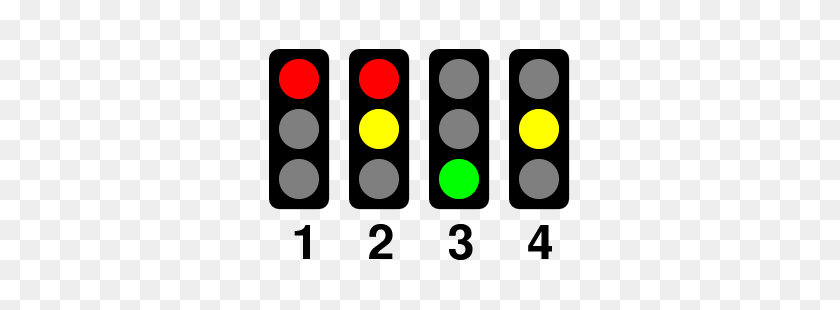 340x250 Traffic Lights States - Traffic Light PNG