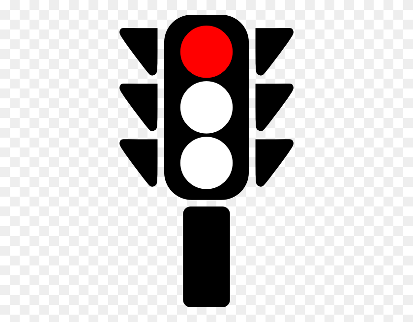 354x595 Traffic Semaphore Red Light Clip Art - Red Light Clipart