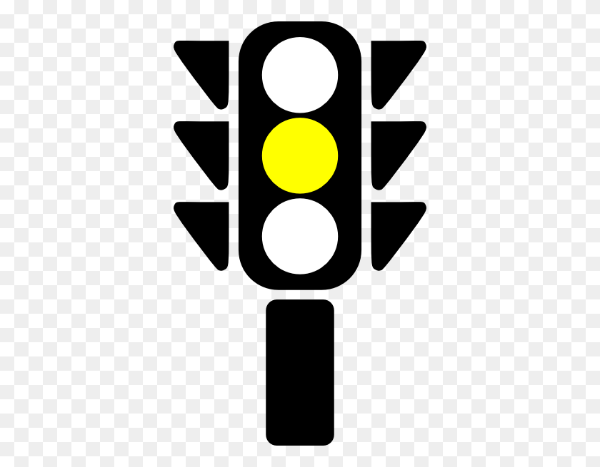 354x595 Traffic Semaphore Yellow Light Clip Art - Yellow Light Clipart