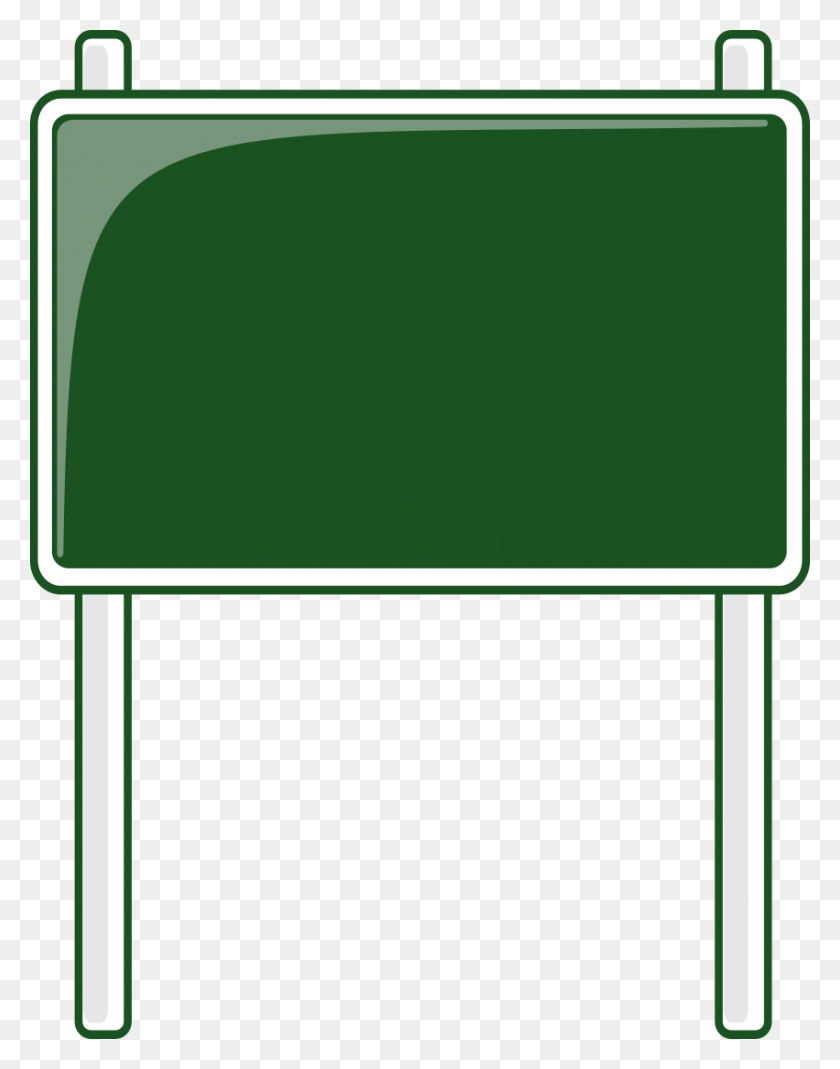 850x1100 Traffic Sign Highway Stop Sign Clip Art - Highway Sign PNG