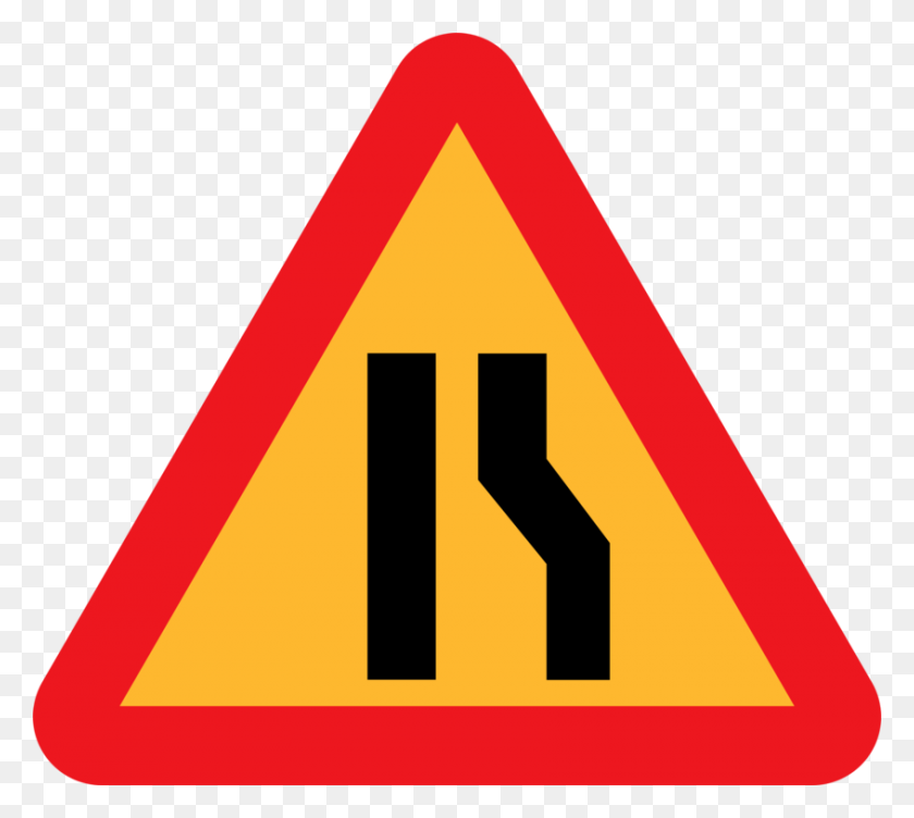 845x750 Traffic Sign Road Zigzag - Yield Sign Clip Art