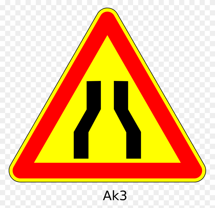 771x750 Traffic Sign Warning Sign Road - Straight Road Clipart