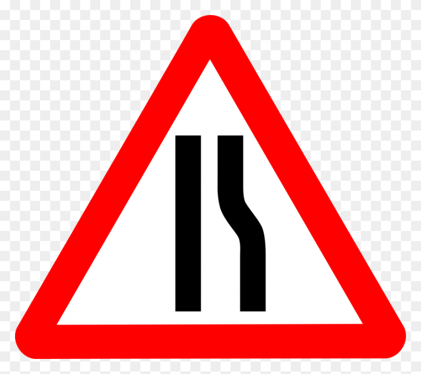854x750 Дорожный Знак, Предупреждающий Знак, Дорога - Предупреждающий Знак Клипарт