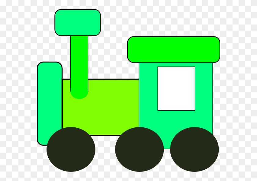 600x531 Train And Carriage Clip Art - Train Smoke Clipart