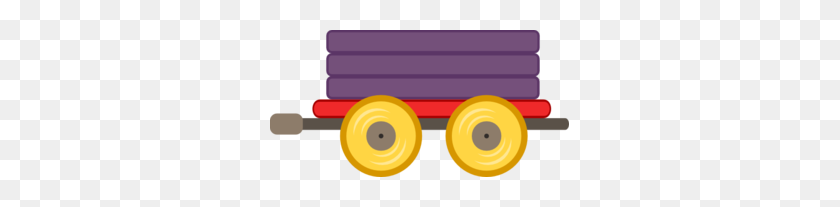 299x147 Train Car Purple Clip Art - Train Car Clipart