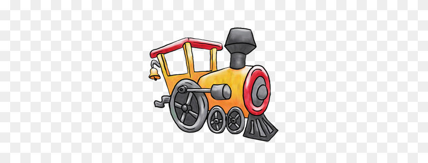 300x260 Train Clip Art Posted On October - Toy Train Clipart