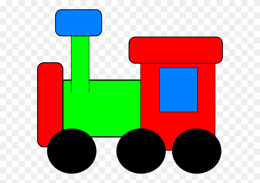 600x531 Train Clipart For Kid Png - Train Track Clipart