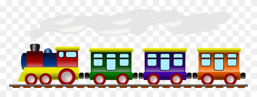 1017x340 Рисунок Поезд Художественная Игрушка - Игрушечный Поезд Клипарт