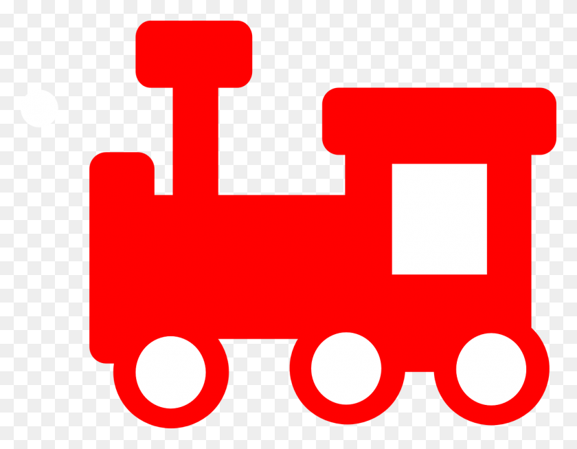 1280x974 Train, Locomotive, Steam, Toy, Silhouette - Train Silhouette Clip Art