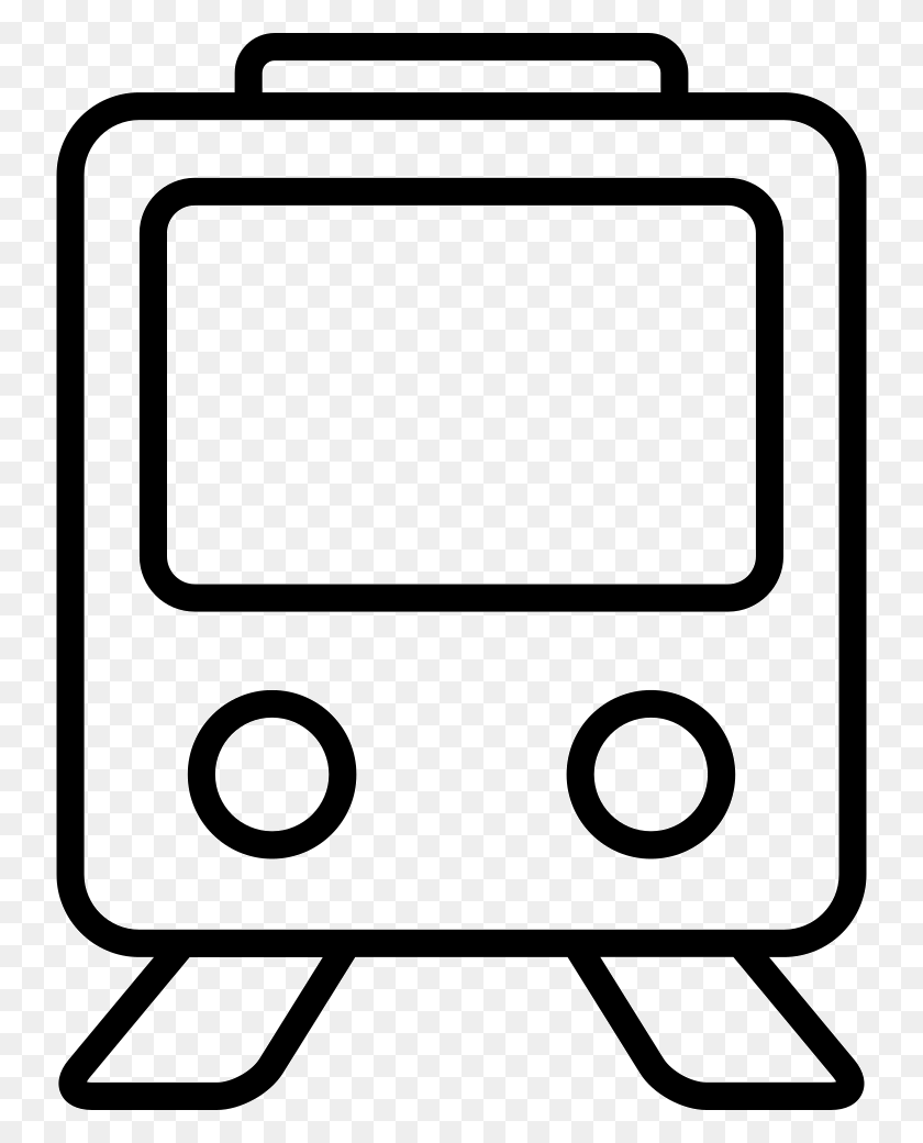 738x980 Train Outline Png Icon Free Download - Train Clipart Outline