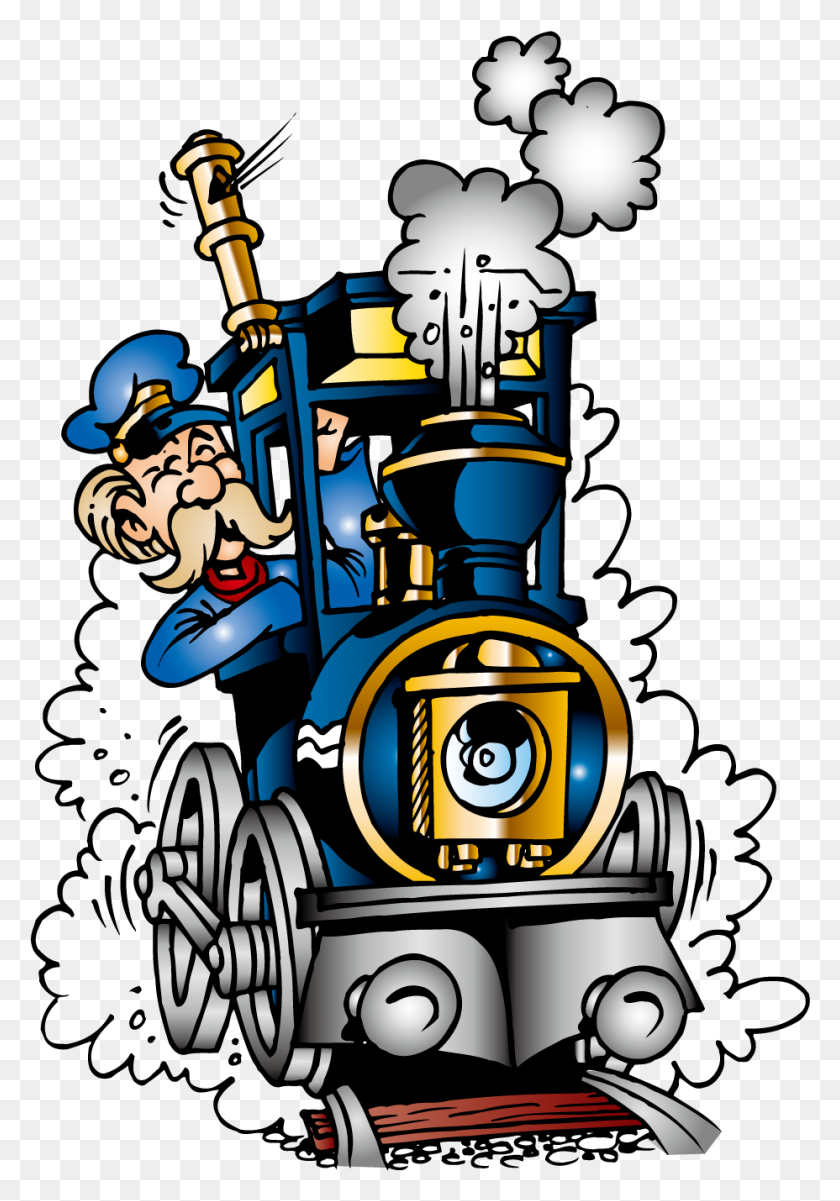 928x1358 Train Railroad Engineer Steam Locomotive Clip Art - Locomotive Clipart