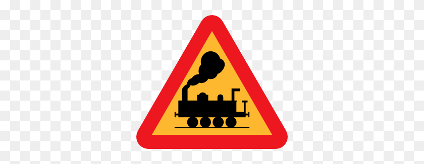300x266 Train Roadsign Clip Art - Railroad Sign Clipart