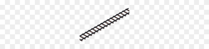 200x140 Train Tracks Clip Art Train Track Clip Art Curving Train Track - Railroad Tracks Clipart