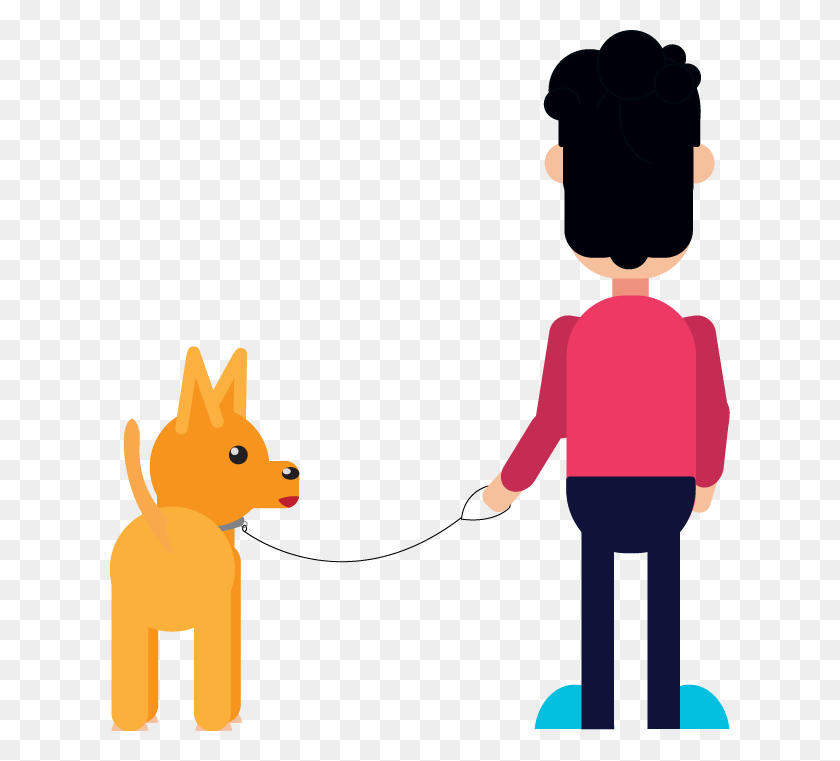 620x701 Training Your Dog For A Loose Leash Walk - Dog Agility Clipart