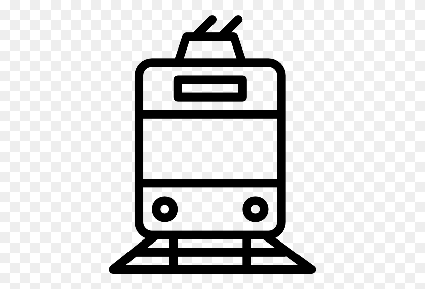 512x512 Tram, Tram Car, Transport, Streetcar, Tramcar, Cable Car, Trolley Icon - Streetcar Clipart