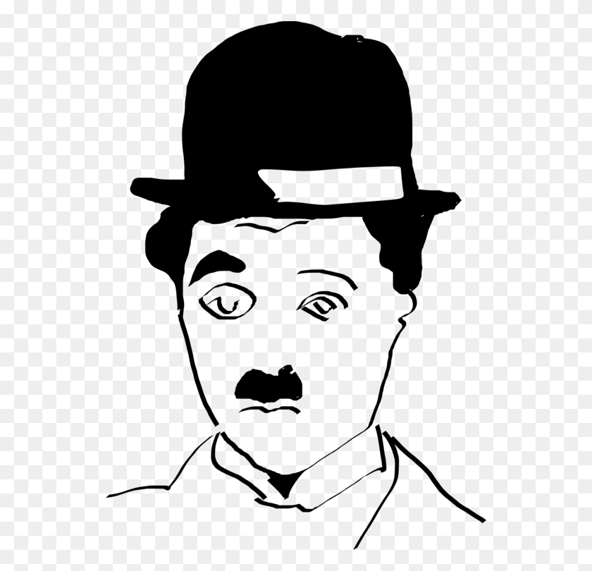 540x750 Tramp Chaplin His Life And Art Silent Film Comedian Film Director - Silent Night Clipart