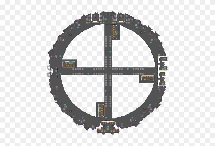 512x512 Tranquility Space Station With Simulated Gravity! - Space Station PNG