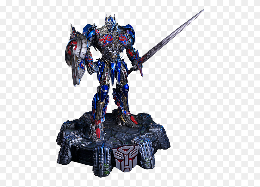480x544 Transformers Age Of Extinction Optimus Prime Statue Prime - Optimus Prime PNG