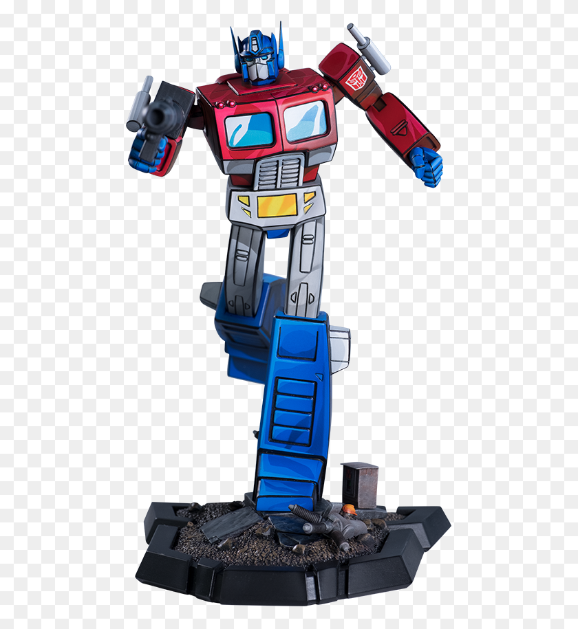 480x855 Transformers Optimus Prime Estatua - Optimus Prime Png