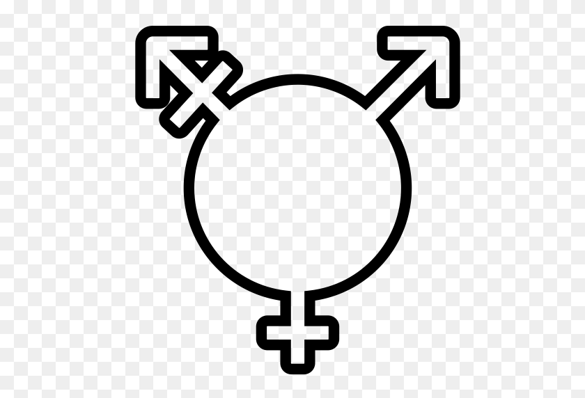512x512 Transgender Everything, Shapes, Masculine Icon With Png And Vector - Transgender Symbol PNG