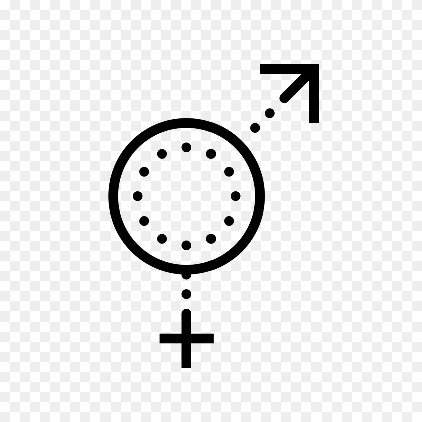 1600x1600 Значок Трансгендера - Трансгендерный Символ Png