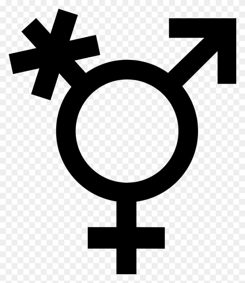 828x964 Transgender Symbol - Transgender Clipart