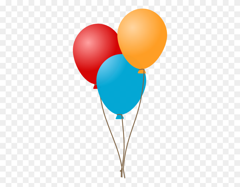 330x594 Прозрачные Воздушные Шары Арка Клипарт Изображение Клип На День Рождения - День Рождения Клипарт Прозрачный