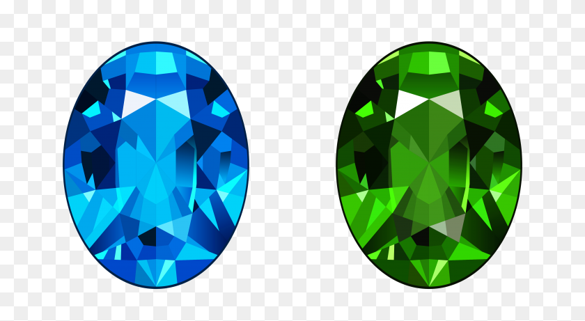 4616x2376 Прозрачные Синие И Зеленые Бриллианты Png Галерея - Сапфир Png