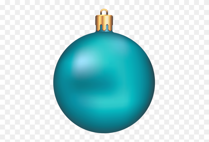 417x510 Bola De Navidad Azul Transparente Png Adorno Galería - Círculo Azul Png