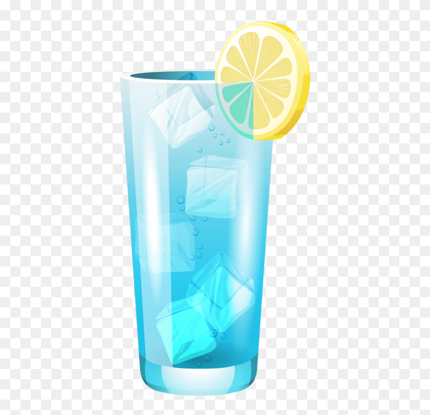 390x750 Transparent Blue Cocktail Png Clipart - Cocktail PNG