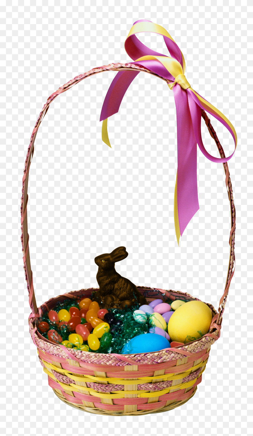 1831x3256 Transparent Easter Basket And Bunny Png Clipart Gallery - Easter Basket PNG