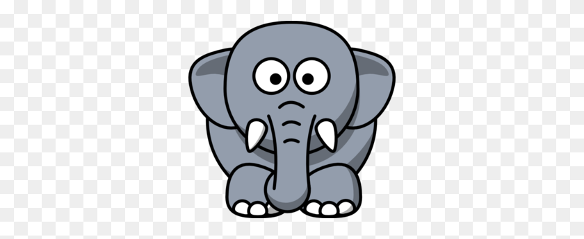 298x285 Transparent Elephant Clipart Clip Art Images - Elephant Ears Clipart