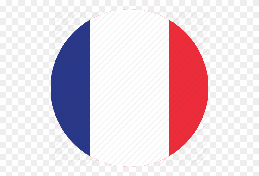 512x512 Transparente Icono De La Bandera De Francia - Bandera De Francia Png