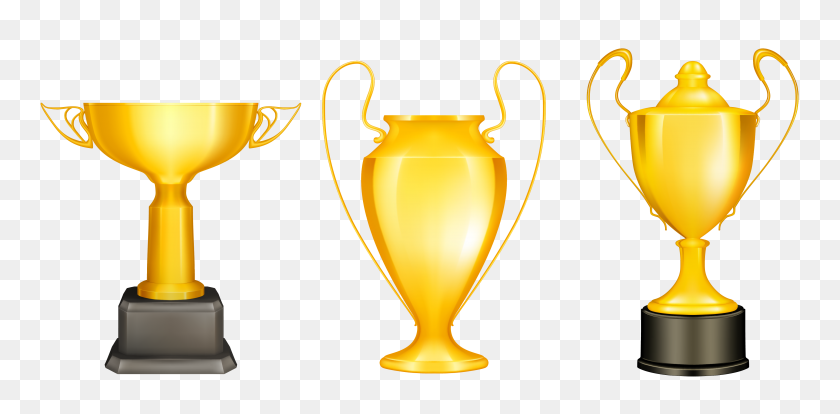 4406x2004 Transparent Gold Silver Bronze Trophies Png Gallery - Trophies PNG