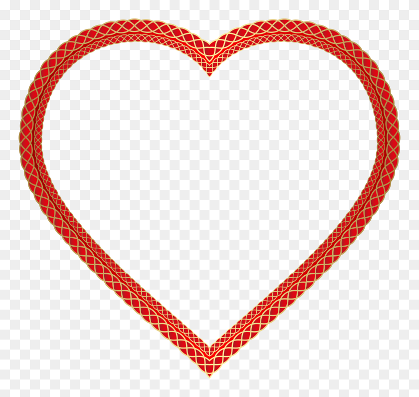 8000x7540 Transparent Heart Shape Clip Art - Shape PNG