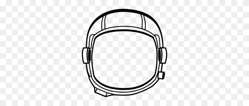 288x300 Transparent Helmet Clip Art - Space Helmet Clipart
