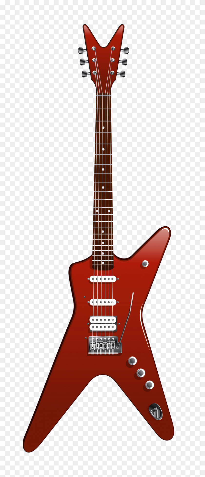 2183x5282 Guitarra Roja Moderna Png - Cuerda Roja Png