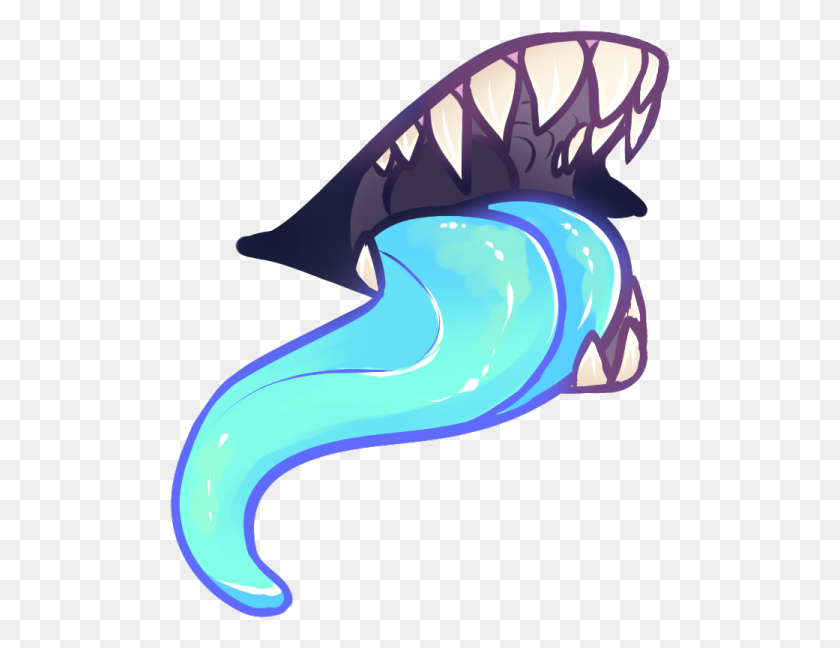 500x588 Transparent Mouth Tumblr - Anime Mouth PNG