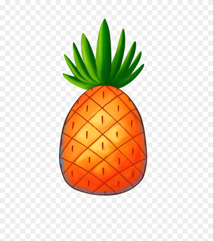 1599x1823 Transparent Pineapple Clipart Clip Art Images - Tumblr PNG Transparent